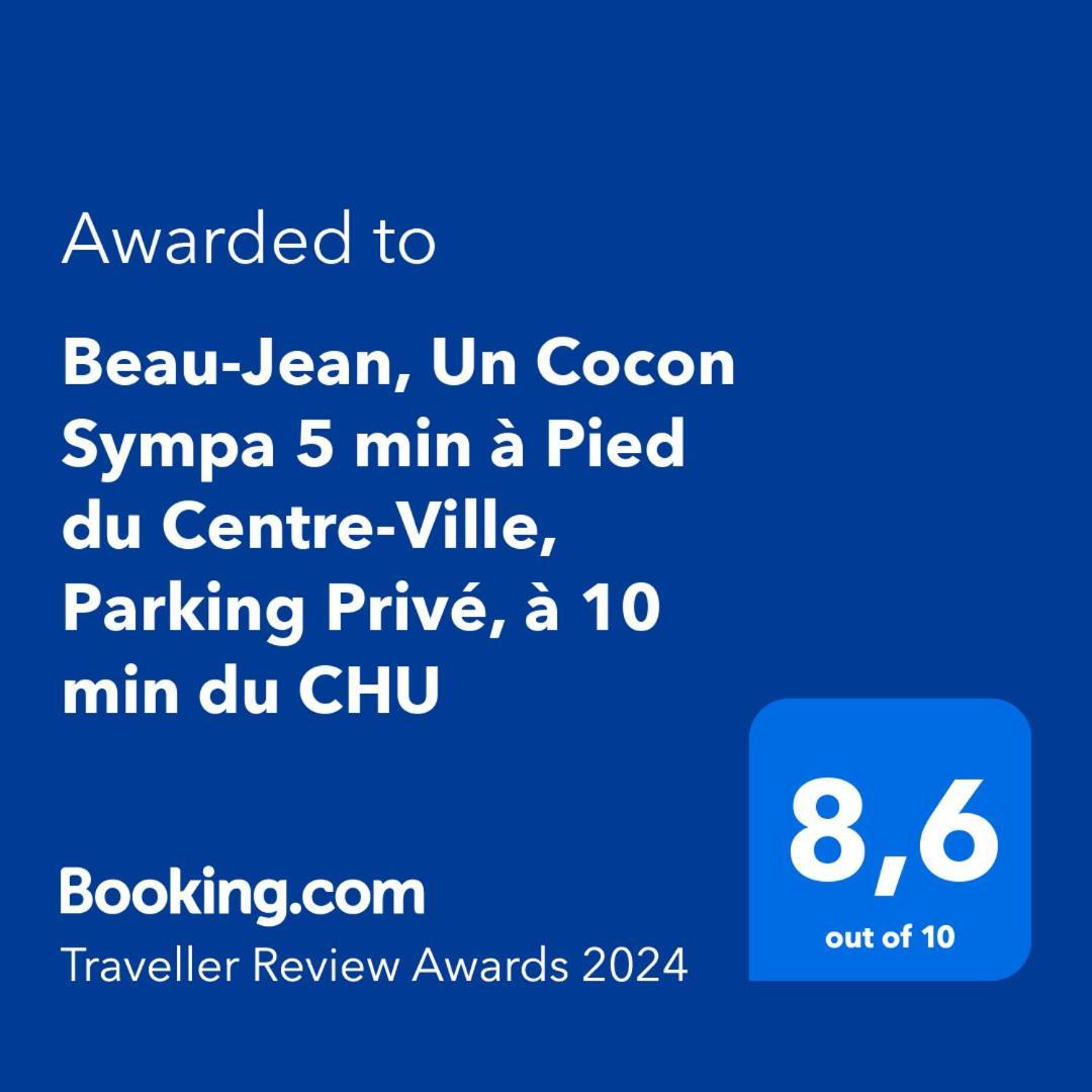 פואטייה Beau-Jean, Un Cocon Sympa 5 Min A Pied Du Centre-Ville, Parking Prive, A 10 Min Du Chu מראה חיצוני תמונה